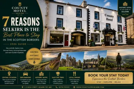 Best Place to Stay in the Scottish Borders | County Hotel Selkirk